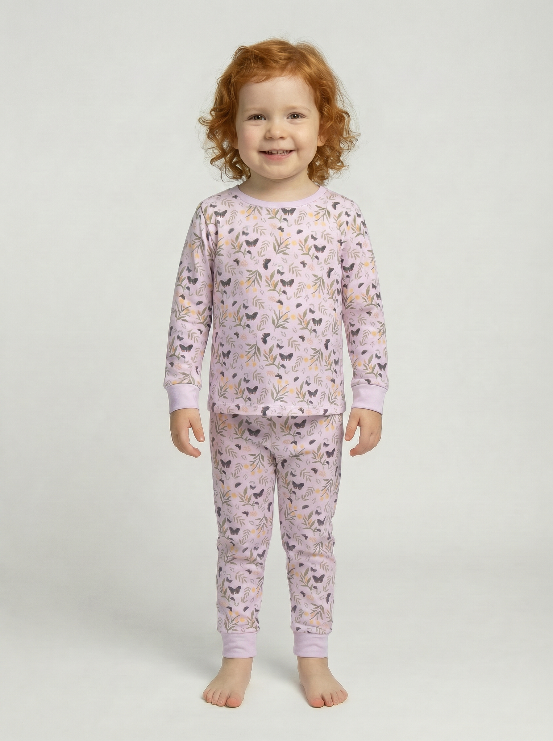 Lilac Whimsical Garden Long Sleeve Set